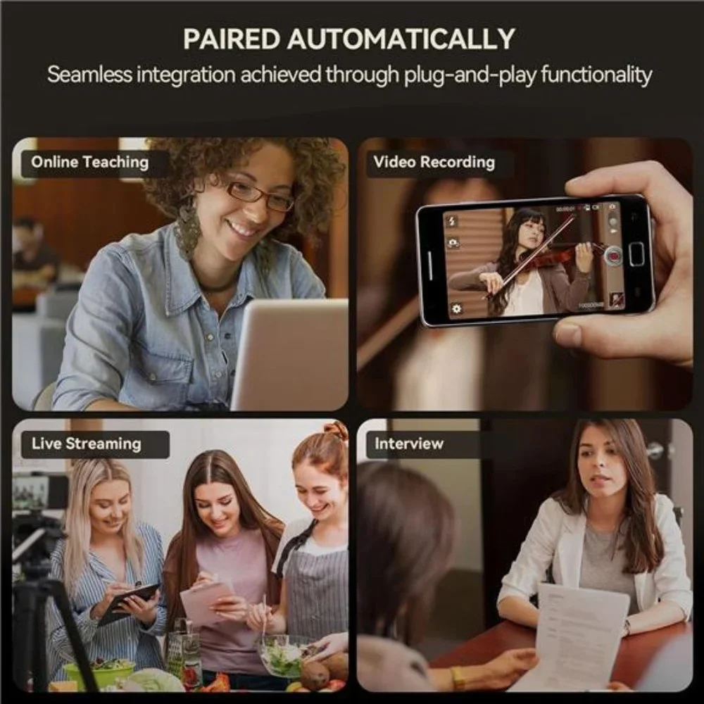 Wireless Lavalier Microphone,Professional Microphones ,with Noise Reduction